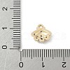 Brass Micro Pave Cubic Zirconia Charms KK-M326-20A-G-3