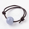 Adjustable Natural Aquamarine Finger Rings RJEW-JR00143-02-1