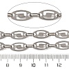 304 Stainless Steel Oval Link Chains CHS-S012-25P-3