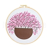 Gypsophila Pattern DIY Embroidery Kit DIY-P077-050-1