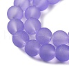 Transparent Glass Bead Strands GLAA-S031-10mm-25-2
