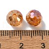Full Rainbow Plated Glass Beads EGLA-P059-02A-FR01-3