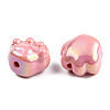Plating Acrylic Beads OACR-N010-044-4