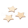 Unfinished Natural Poplar Wood Pendants WOOD-E010-05-2