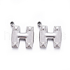 Tarnish Resistant 304 Stainless Steel Pendants STAS-F221-10P-H-1