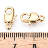 Brass Lobster Claw Clasps KK-N254-12G-3