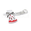 Alloy Enamel Pendants PALLOY-Q031-10AS-C-2