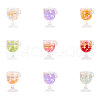 Resin Cup Pendants RESI-CJ0001-45-2