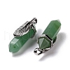 Natural Green Aventurine Pendants G-E059-04AS-02-3