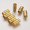 Brass Locking Tube Magnetic Clasps X-KK-Q089-G-1