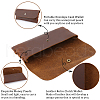 Retro Horse Leather Clutch Wallet for Men AJEW-WH0258-343-3