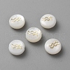 5Pcs Natural Freshwater Shell Beads BSHE-TAC0004-01A-1