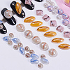 Porcelain Cabochons MRMJ-MSMC001-09-3