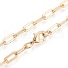 Brass Paperclip Chains MAK-S072-15B-G-2