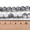 Transparent Baking Painted Glass Beads Strands DGLA-N009-10mm-09-5