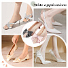 AHADERMAKER Resin Rhinestone Bowknot Shoes Charms FIND-GA0004-20-6