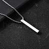 304 Stainless Steel Pendant Necklaces NJEW-P329-01P-2