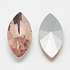 Pointed Back Glass Rhinestone Cabochons RGLA-T083-9x18mm-08-2