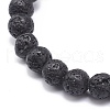 2Pcs 2 Style Style Natural Lava Rock & Mixed Stone & Synthetic Hematite Stretch Bracelets Set BJEW-JB08733-10