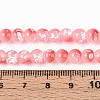 Baking Paint Glass Beads Strands DGLA-N015-6mm-03-4