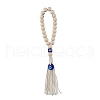 Wood Beads Hanging Ornaments HJEW-JM03311-2