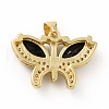 Brass Micro Pave Cubic Zirconia Pendants KK-B059-34G-A-2