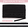 Polyester Braided Ribbons for Curtain Decoration SRIB-WH0011-208B-2