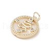 Brass Micro Pave Clear Cubic Zirconia Pendants KK-A207-05G-2