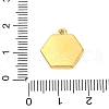 304 Stainless Steel Pendants STAS-V004-09G-03-3
