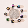Craft Black Acrylic Beads MACR-YW0001-11-3