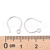 Rhodium Plated 925 Sterling Silver Earring Hooks STER-N0001-028S-3