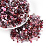 Electroplate Glass Seed Beads GLAA-SZC0007-09-3