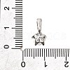 Brass Micro Pave Cubic Zirconia Charms KK-D356-05A-P-3