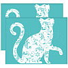Self-Adhesive Silk Screen Printing Stencil DIY-WH0338-289-1