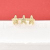Brass Cuff Rings for Women RJEW-F184-08C-G-1
