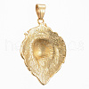 304 Stainless Steel Big Pendants STAS-H419-09G-2
