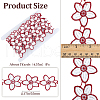 Flower Polyester Lace Trim Ribbon OCOR-WH20003-03A-03-2