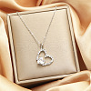 Alloy Crystal Rhinestone Pendant Necklaces for Women WGDF473-12-1