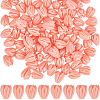 SUNNYCLUE 100Pcs Dyed Synthetic Coral Beads CORA-SC0001-03B-1