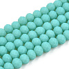 Glass Beads Strands EGLA-A034-P6mm-MD24-1