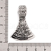 304 Stainless Steel Pendants STAS-K283-12AS-3