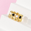 304 Stainless Steel Adjustable Cuff Rings RJEW-Q015-01G-B-1