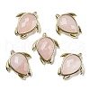 Natural Rose Quartz Pendants G-U019-02G-02-1