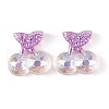 Transparent Epoxy Resin Fruit Cherry Decoden Cabochons CRES-M034-08B-1