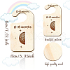 Wood Baby Closet Size Dividers AJEW-WH0352-004-2