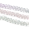 Transparent Painted Glass Beads Strands X1-DGLA-A034-T1mm-A23-4
