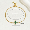 Fashion Brass Box Chain Slider Bracelets FA9198-1-3