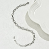 Stainless Steel Oval Ring Link Chain Anklets for Women Men RL5795-2-4