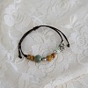 Ceramic Beads Braided Bead Bracelets FS-WG18053-08-1