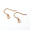 304 Stainless Steel Earring Hook Findings STAS-M240-02G-01-1